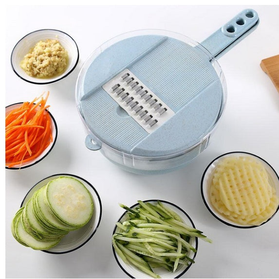 Premium Stainless Steel Mandoline Slicer Effortless Kitchen Cutting Tool With Strainer