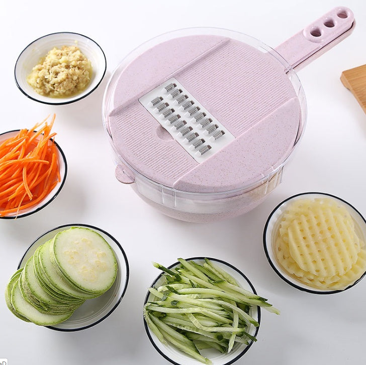 Premium Stainless Steel Mandoline Slicer Effortless Kitchen Cutting Tool With Strainer