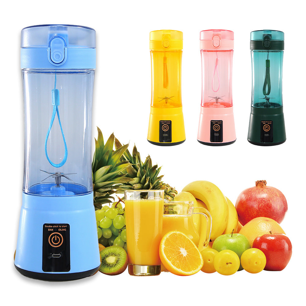 Wireless Portable USB Juicer-Rechargeable Mini Blender for Fresh Smoothies Anywhere!