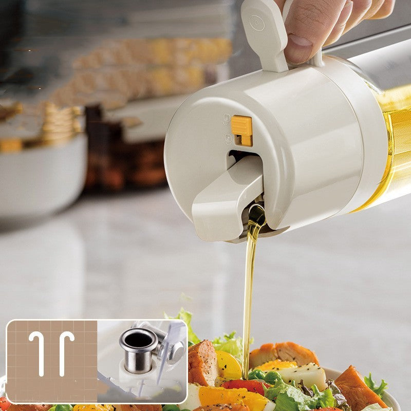 2- In -1 Oil Sprayer & Dispenser Bottle-BBQ Cooking, Baking, Olive Oil & Vinegar Mister.